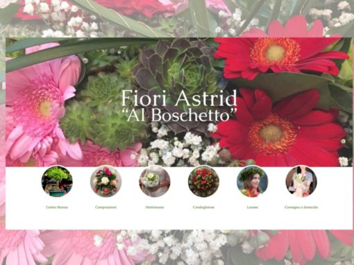 Realizzazione sito web Fiori Astrid al Boschetto