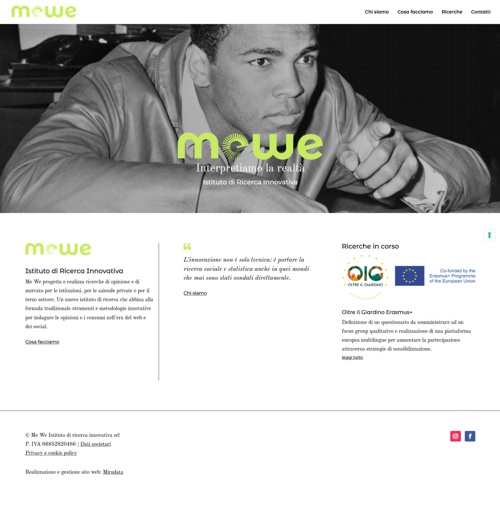 meWe homepage