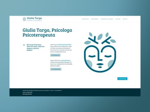 Realizzazione sito web Giulia Targa Psicologa