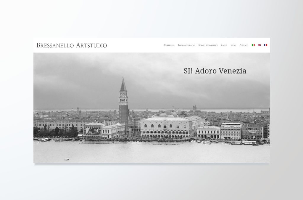 Realizzazione sito web Bressanello Artstudio