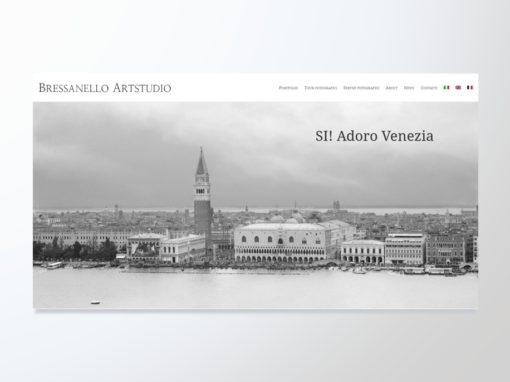 Realizzazione sito web Bressanello Artstudio