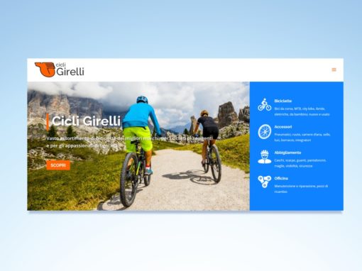 Realizzazione sito web Cicli Girelli
