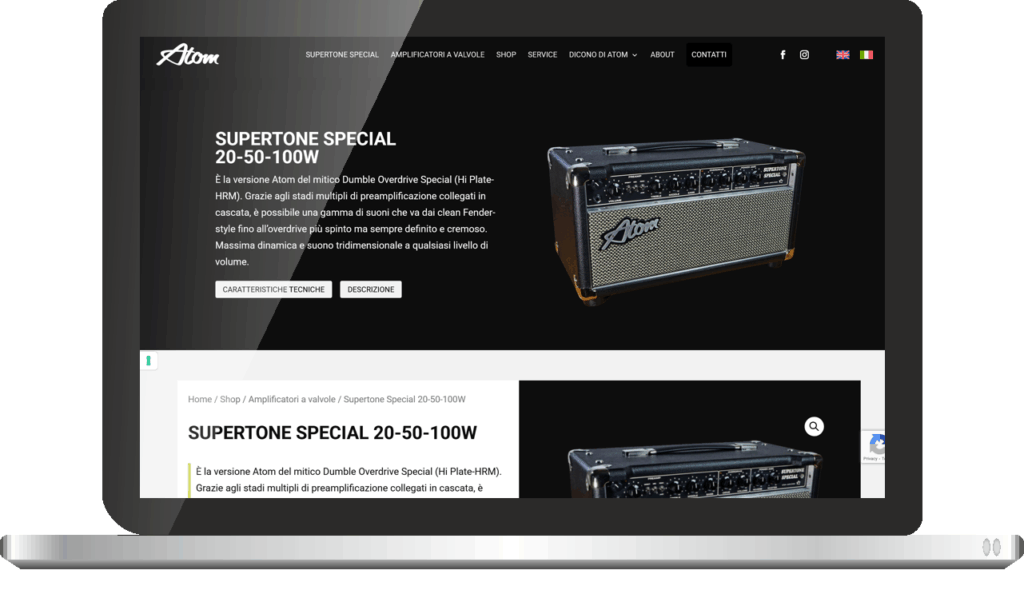 Realizzazione sito web Atom