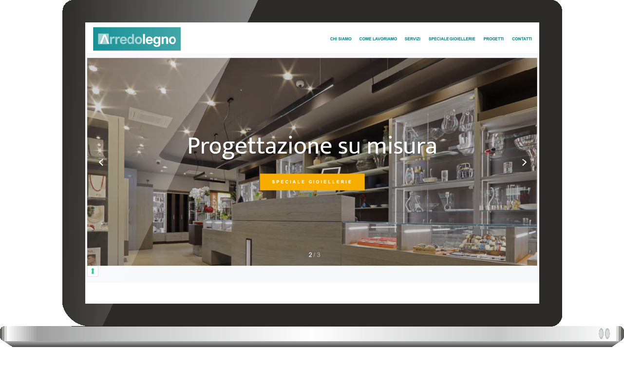 Realizzazione sito web Arredolegno Udine