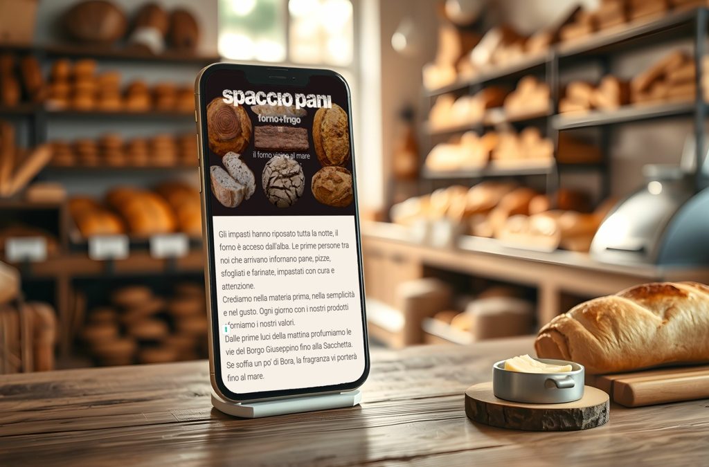 Realizzazione sito web Spaccio Pani