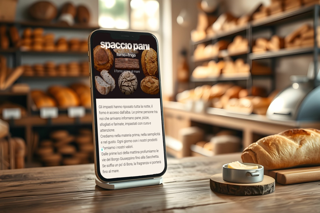 Realizzazione sito web Spaccio Pani Trieste