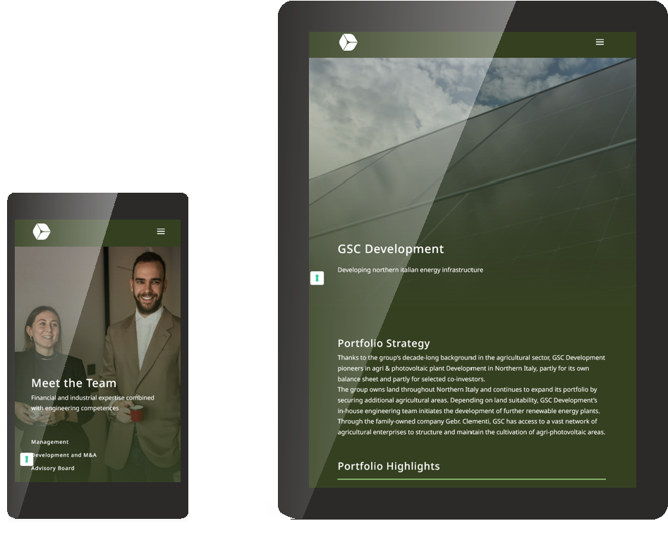 Realizzazione sito web per la promozione del servizio Comunicazioni Postali versione Mobile